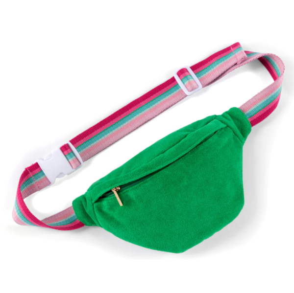 Zippered Corduroy Fanny Pack Girl/Woman Travel Daypack with Comfortable Sling Waist Bag - 画像 6