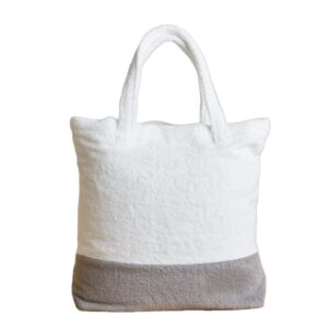 Women's New Design Terry Beach Tote Bag Summer Collection Soft Toweling Material for Shopping