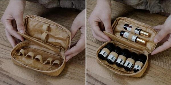 Tyvek Essential Oil Carrying Bag for Small Accessories Cosmetic Bags & Fälle - Bild 5