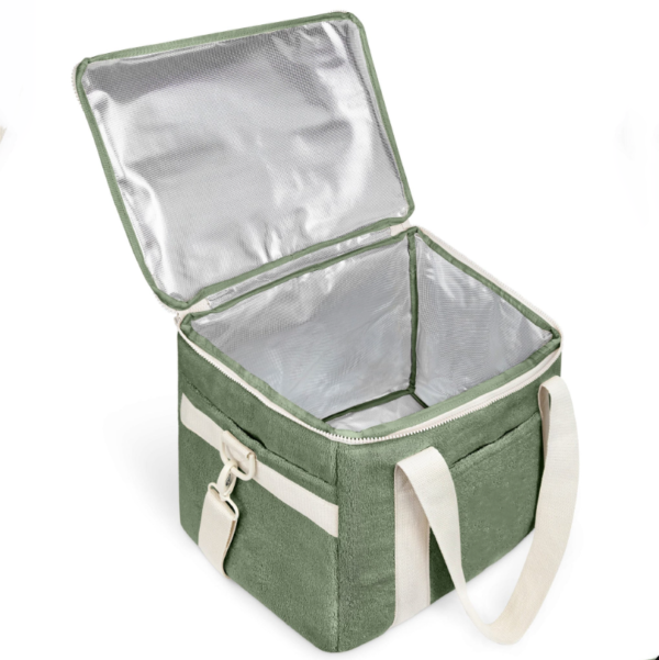 Eco-friendly Portable Jumbo Cooler Bag Fashion Terry Lunch & Shopping Thermal Insulated OEM Fashionable Food Cooler Bag - Bild 2