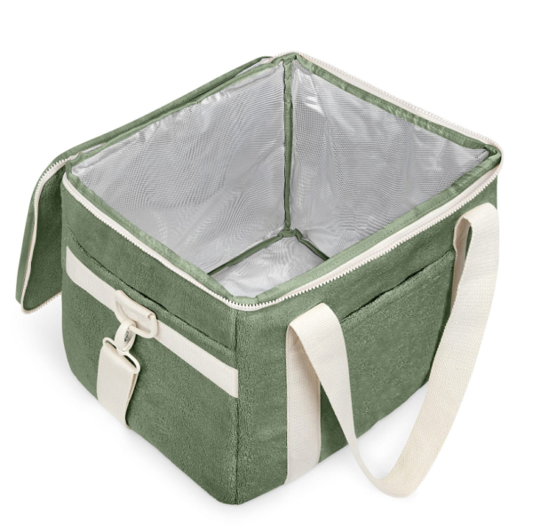 Eco-friendly Portable Jumbo Cooler Bag Fashion Terry Lunch & Shopping Thermal Insulated OEM Fashionable Food Cooler Bag - Bild 3