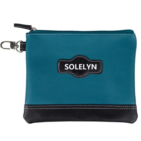 Polyester Make-Up Bag Pouch with Wristband Convenient Storage for Men and Women