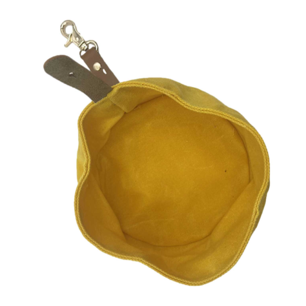 Waterproof Waxed Canvas Lightweight Collapsible Dog Bowl Customizable by Factory for Special Purpose Bags & Cases - Image 3