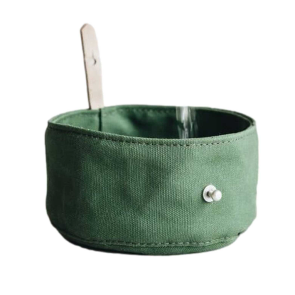 Waterproof Waxed Canvas Lightweight Collapsible Dog Bowl Customizable by Factory for Special Purpose Bags & Cases - Image 5