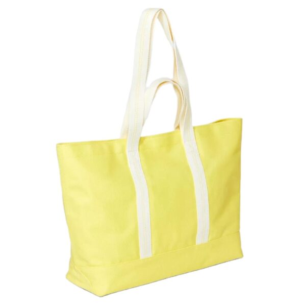 Eco-Friendly Custom Logo Cotton Canvas Tote Bag New Design Women's Shopping and Beach Bag - Image 5