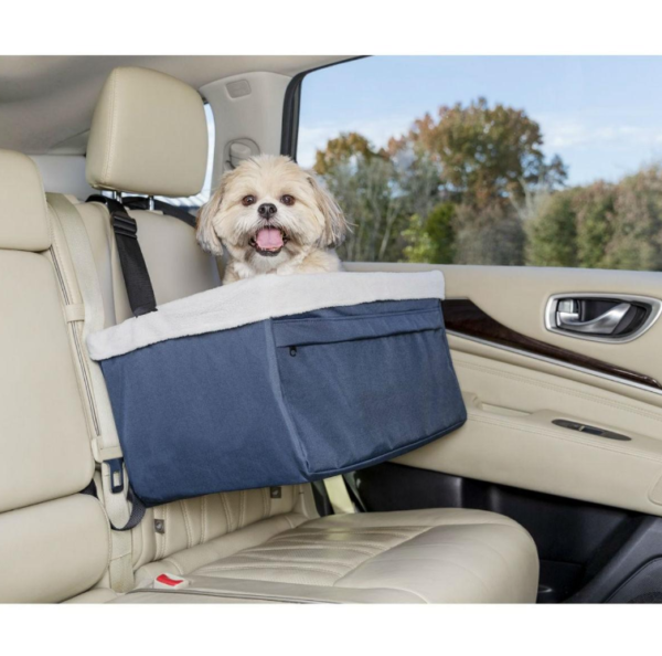 Teddy Fabric Portable Dog Car Seat Travel Carrier Women's Tote Bags Booster Seats for Cars - 画像 5