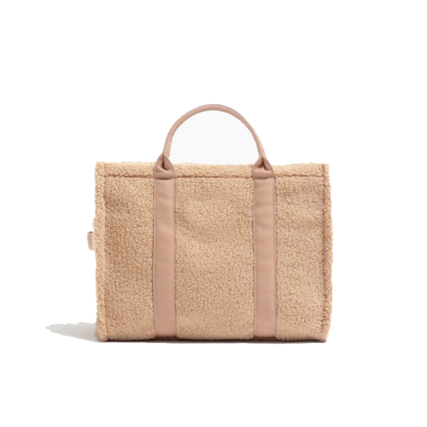 Women's Cute Fashion Teddy Tote Fur Shoulder Bags with Thread Pattern Stylish  Accessory - Bild 5