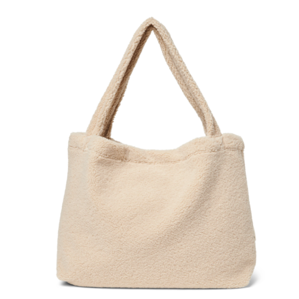 Teddy Handbags High Quality Fluffy Tote Bags Large Capacity Cotton Fabric Lining Printed Logo Feature Wholesale Winter