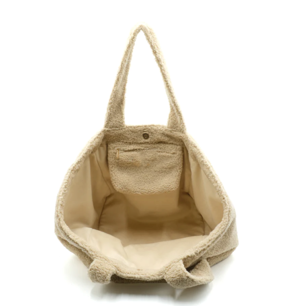 Teddy Handbags High Quality Fluffy Tote Bags Large Capacity Cotton Fabric Lining Printed Logo Feature Wholesale Winter - Bild 6