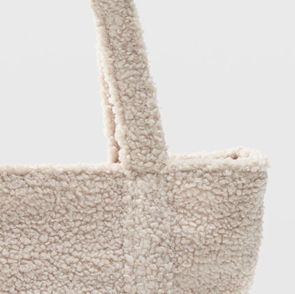 Teddy Pouch Women's Personalized Tote Bag Soft Plush Portable Polyester Lining Summer Winter Spring - Bild 4