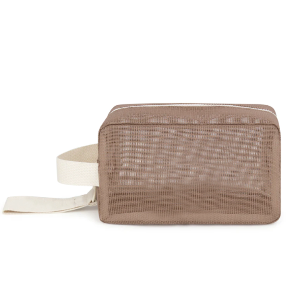 Large Capacity Nylon Mesh Cosmetic Bag New Arrival Portable Travel Storage Organizer Zipper Closure College Student Pencil Case - 영상 2