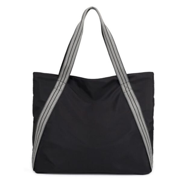 Nylon Canvas Tote Shoulder Handbag Comfortable Cotton Handle for Shopping Outdoor Travel & Weekends