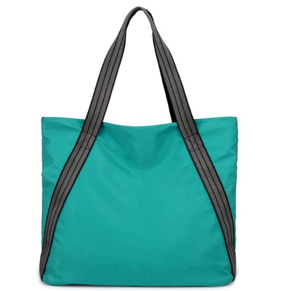 Nylon Canvas Tote Shoulder Handbag Comfortable Cotton Handle for Shopping Outdoor Travel & Weekends - Изображение 4