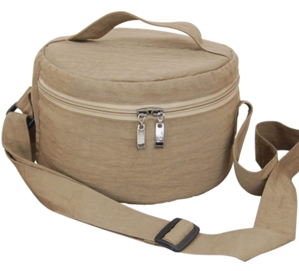 Vintage Style Crystal Healing Singing Bowls Set Portable Carry Bag for Travel Unisex Bucket Pattern