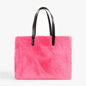 Fashion Large Cute Teddy Tote Bag Winter Faux Fur Handbag with Custom Logo for Women Soft Plush Shoulder & Large Capacity