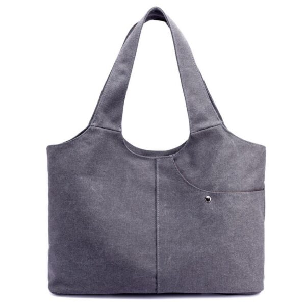 Custom Logo Cotton Bag Waxed Canvas Large Tote Zipper Closure Foldable & Lightweight Reusable Promotional Customized Logo