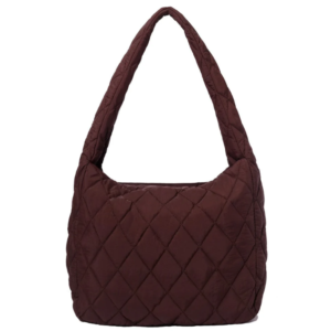 Women's New Nylon Fashion Puffer Tote Bag Fluffy Lightweight Quilted Crossbody Shoulder Bag Custom Printing Pattern Portable