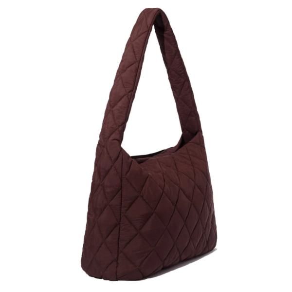 Women's New Nylon Fashion Puffer Tote Bag Fluffy Lightweight Quilted Crossbody Shoulder Bag Custom Printing Pattern Portable - 画像 2