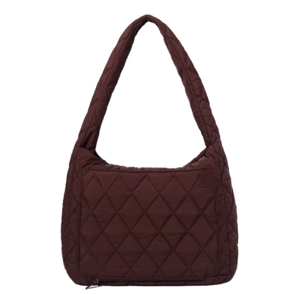 Women's New Nylon Fashion Puffer Tote Bag Fluffy Lightweight Quilted Crossbody Shoulder Bag Custom Printing Pattern Portable - 画像 3