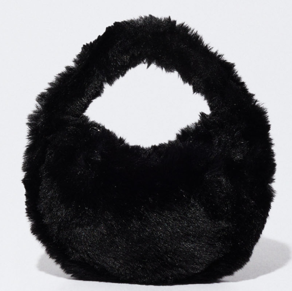 Large Capacity Fluffy Shoulder Handbag Woman's Plush Tote Bag with Two Handles Soft Imitation Fur Downy Teddyc - 画像 6