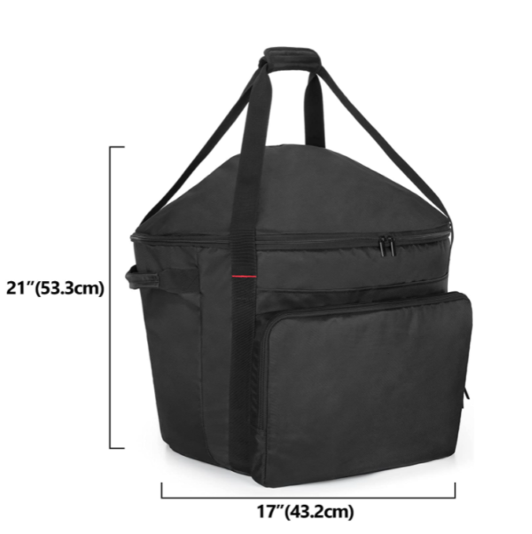 Outdoor Picnic Portable Grill Tote Bag Zipper Closure Waterproof Ins Style Cotton Nylon Polyester Silk Featuring Custom Logo - Image 2