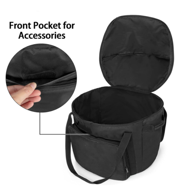 Outdoor Picnic Portable Grill Tote Bag Zipper Closure Waterproof Ins Style Cotton Nylon Polyester Silk Featuring Custom Logo - Image 5