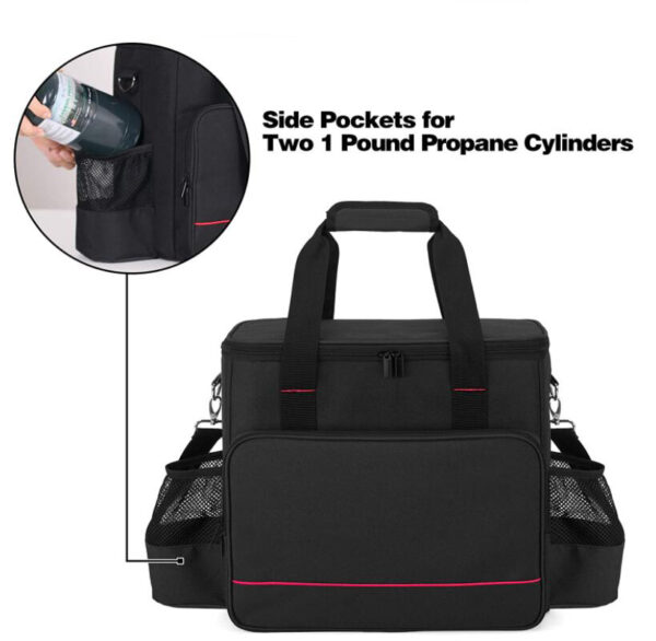Customizable Large Outdoor Portable Propane Heater Bag Unisex Nylon and Cloth Lining Zipper Closure for Buddy Propane Heater - 画像 3