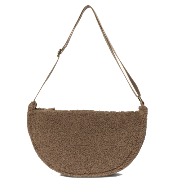 New Arrival Women's Fuzzy Faux Fur Waist Bag Winter Fleece Sherpa Crossbody Sling Bag With Soft Logo Belt Mini Sport Style Girls - Image 5