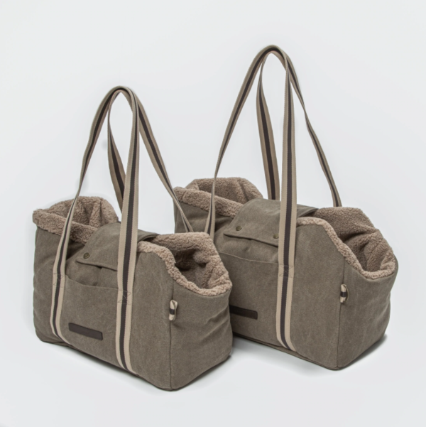 Pet Teddy Tote Bag Personalized Canvas Bag Custom Dog Bag Dog Gifts Canvas &Terry Tote Bag - Image 2