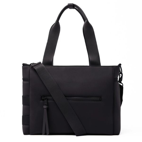 Large Capacity Women's Travel Laptop Tote Bag Canvas and Cotton Shoulder Bag for Work Mommy Handbag Teacher Tote Bag