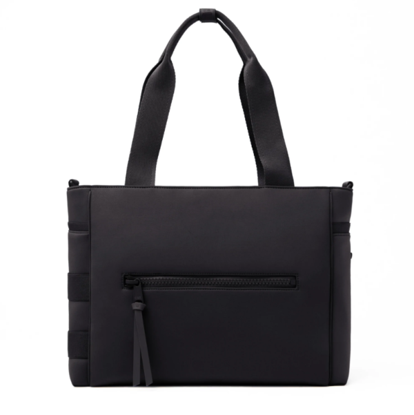 Large Capacity Women's Travel Laptop Tote Bag Canvas and Cotton Shoulder Bag for Work Mommy Handbag Teacher Tote Bag - Image 3
