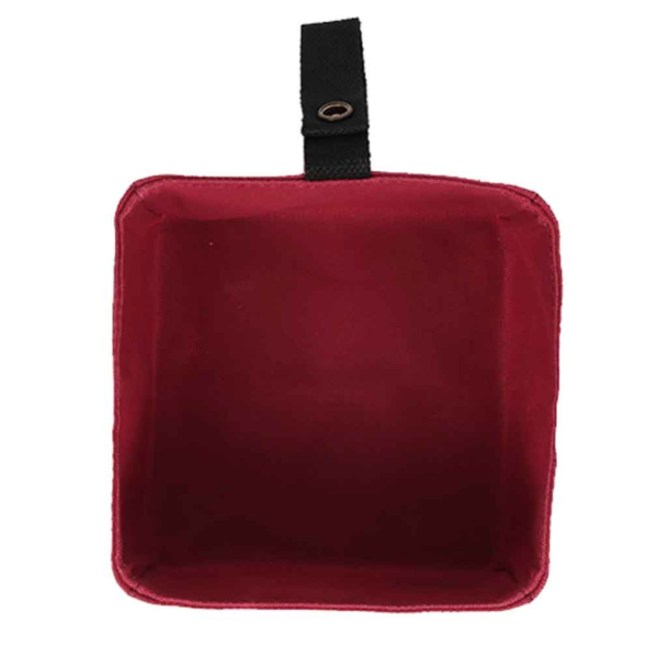Pet Dog Folding Dog Bowl Bag Waxed Canvas Outdoors Dog Bowl - 画像 5