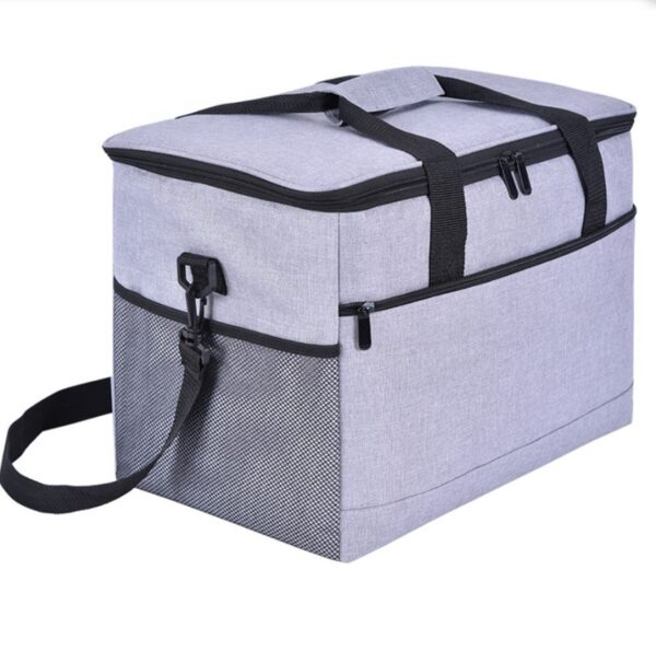 Large Heavy Duty Insulated Reusable Tote Grocery Shopping Bag Cooler Bag With Custom Logo - 画像 2