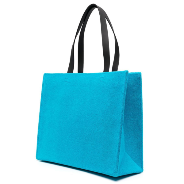 New Design Woman Large Terry Cloth Beach Bag Women Lady Shopping Bag - Image 2