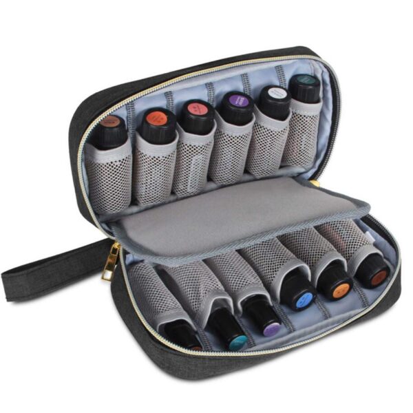 Essential Oil Bottle EVA Carrying Bag Custom Traveling Portable Durable Closure Gift Box Zipper - Image 2
