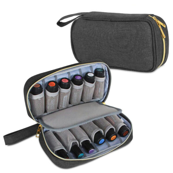 Essential Oil Bottle EVA Carrying Bag Custom Traveling Portable Durable Closure Gift Box Zipper - Image 3