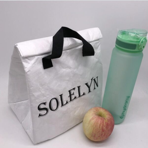 Dupont Paper Tyvek Cooler Tote Lunch Bag for Kids Picnic - Image 3