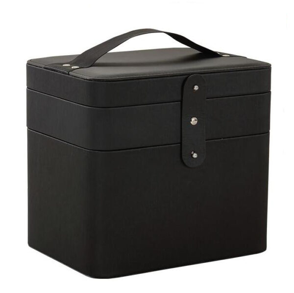 Travel Large Capacity Leather Cosmetic Box - 画像 4