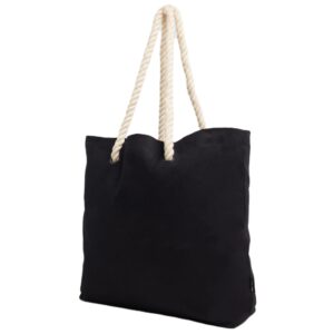 Woman Natural Cotton Big Capacity Cotton Canvas Shopping Tote Bag