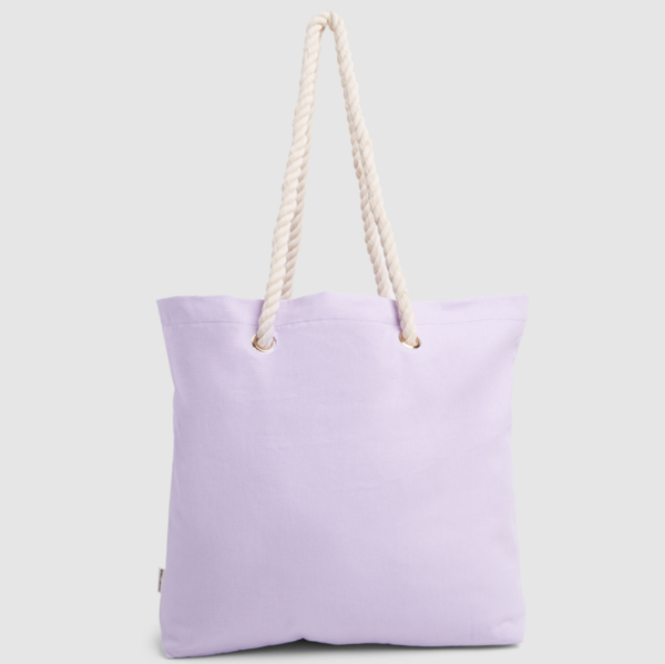 Woman Natural Cotton Big Capacity Cotton Canvas Shopping Tote Bag - Image 4