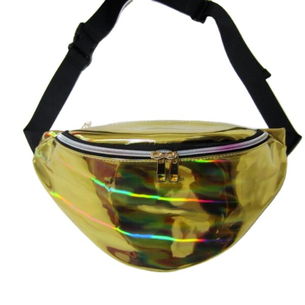 Hologram PU Waterproof Shiny Waist Bag Woman Fashion Holographic Fanny Pack - Bild 3