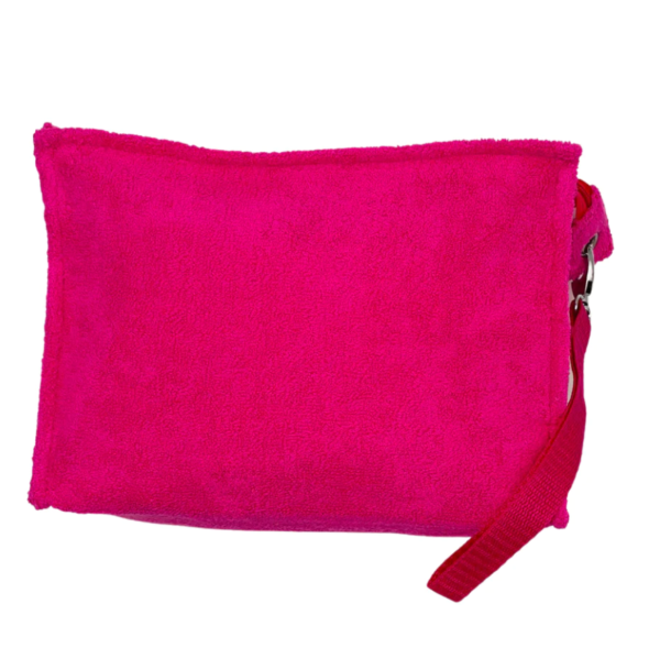 Terry Cloth Cosmetic Bag Storage Makeup Bag - 영상 5