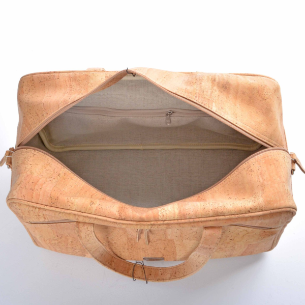 Light Weight Cork Duffle Bag Sport Gym Bag Natural Duffel Bag for Travel - Bild 3