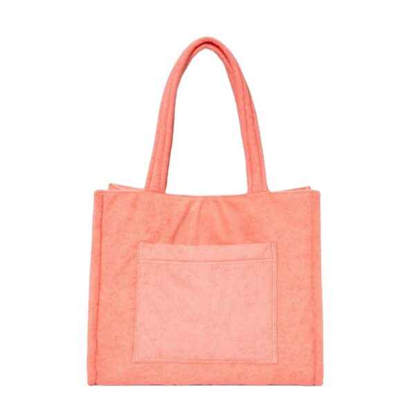 New Arrivals Woman Soft Terry Cloth Tote Bag Summer Beach Pool Tote Bag - Image 2