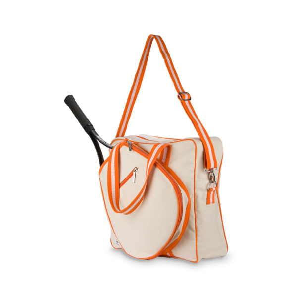 Fashion Canvas Racket Paddle Pickleball Beach Tote Badminton Sports Tennis Bag - Imagem 5