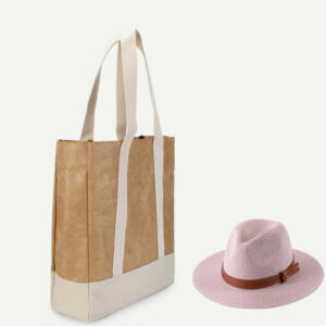 Waterproof Tyvek Paper Travel Hat Bag with Side Straps to Carry Mat Yoga Mat