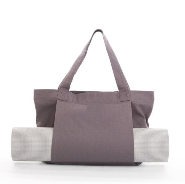 Woman Fashion Canvas Beach Tote and  Can Carry Beach Mat Polyester Yoga Bag - Изображение 3