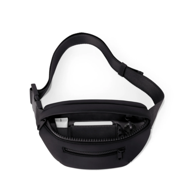 Neoprene Fanny Pack 3 Pockets Waist Bag for Men & Women Fashion Water Resistant Hip Bum Bag - 画像 2