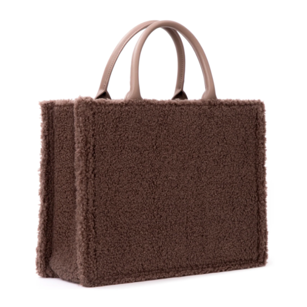 Factory Hot Sale Teddy Tote Bag Sherpa Tote Bag  Fashion Tote - 영상 2
