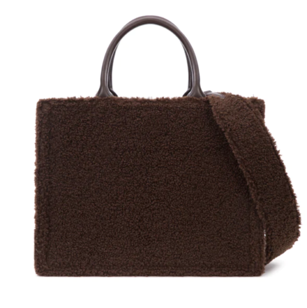 Factory Hot Sale Teddy Tote Bag Sherpa Tote Bag  Fashion Tote - 영상 5